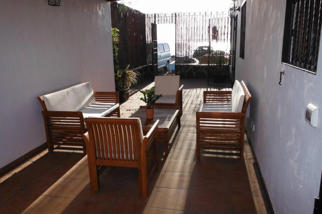 Villa Casa costera playa de Tasarte San Nicolás Exterior foto